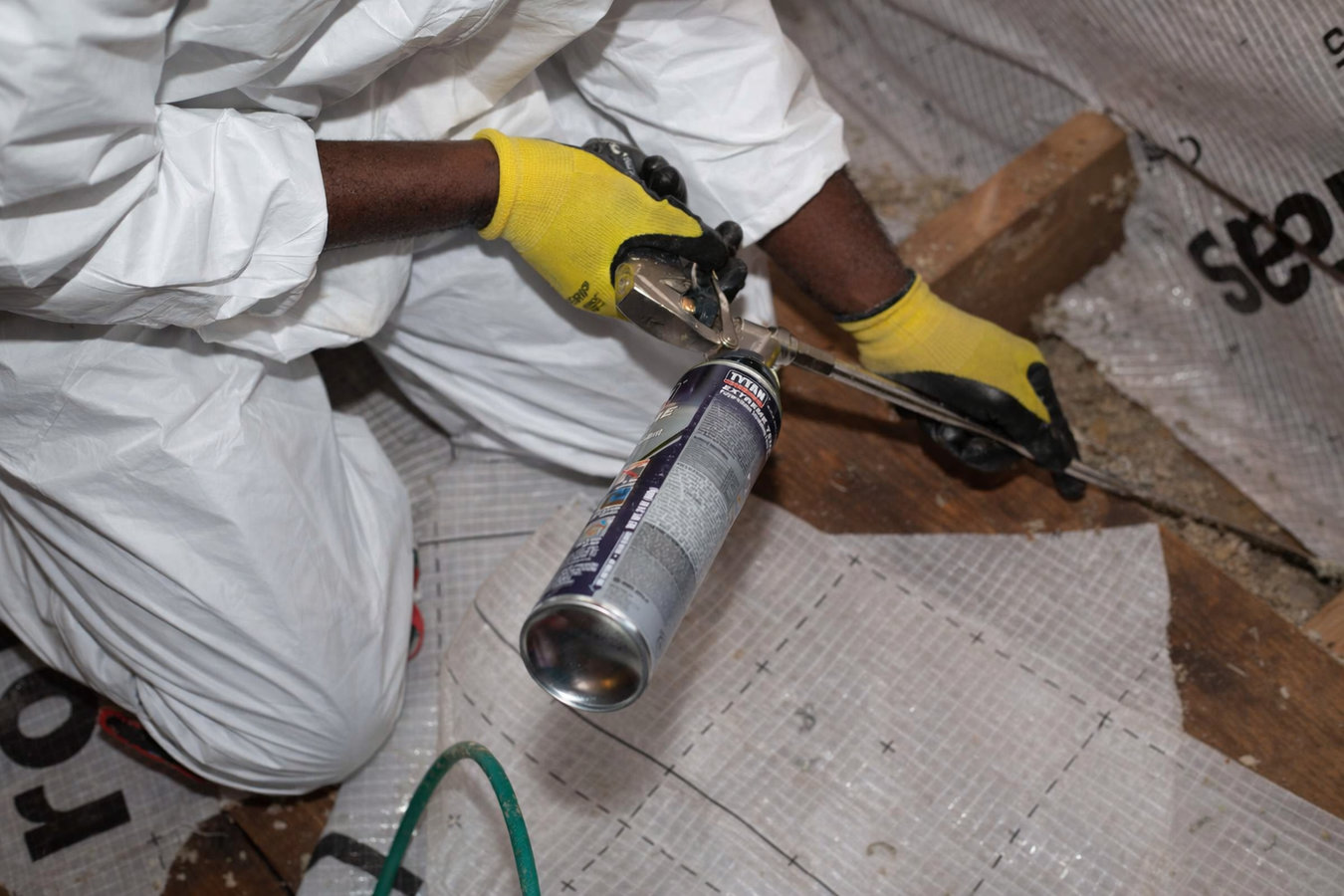 Attic air sealing