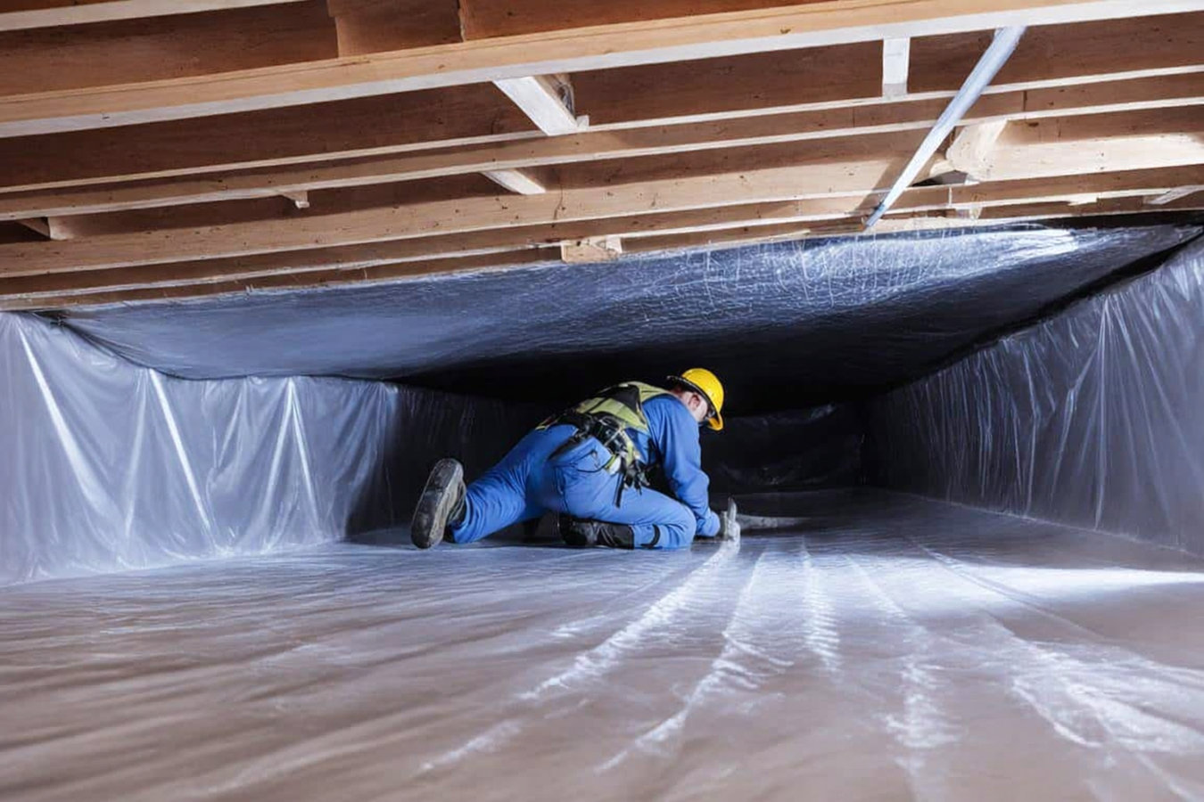 Vapor barrier installation