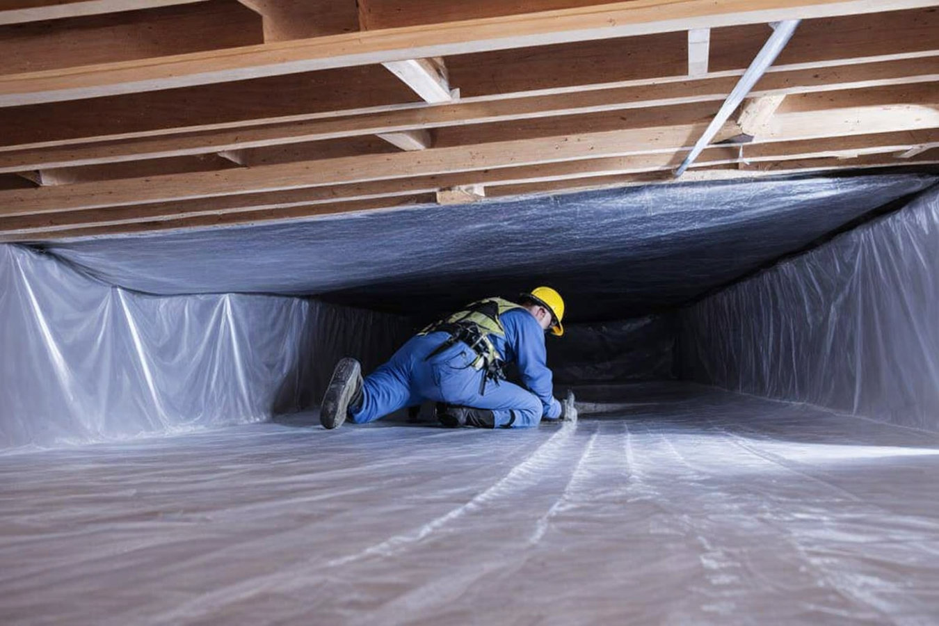 Vapor barrier installation in Tallahassee, FL